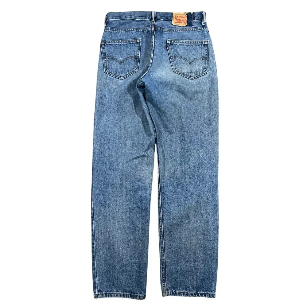 Y2K Levi’s 550 Jeans 30x32 Relaxed Faded Medium Wash Blue Denim Pants Men’s